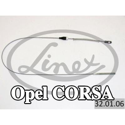 LINEX كابل، فرامل الخدمة — 1990 Opel Corsa