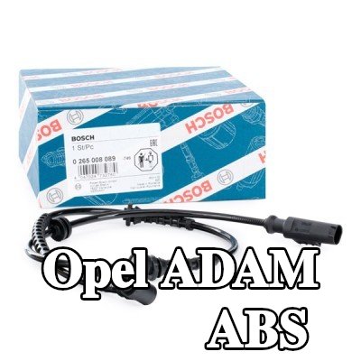 BOSCH مستشعر ABS المحور الأمامي, مع كابل — Opel Adam