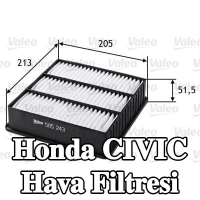 VALEO Hava filtresi — 1990 Honda Civic