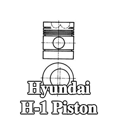 KOLBENSCHMIDT Piston — 2000 Hyundai H-1