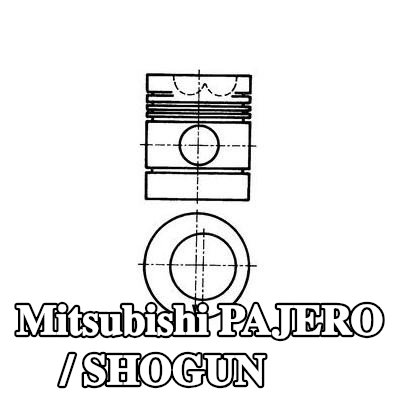 KOLBENSCHMIDT المكبس — 1997 Mitsubishi Pajero / Shogun