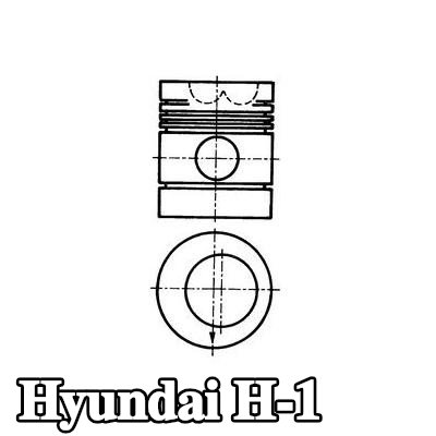 KOLBENSCHMIDT المكبس — 2000 Hyundai H-1