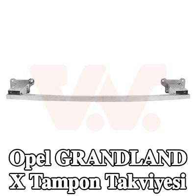 VAN WEZEL Tampon takviyesi Ön, Alt — Opel Grandland X