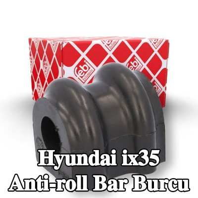 FEBI BILSTEIN Anti roll bar burcu Arka Aks, 18mm, Kauçuk — Hyundai ix35
