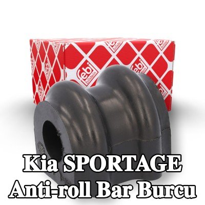 FEBI BILSTEIN Anti roll bar burcu Arka Aks, 18mm, Kauçuk — 2012 Kia Sportage