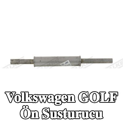 WALKER Montaj parçaları olmayan ön susturucu — 1990 Volkswagen Golf