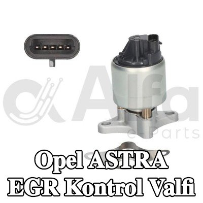 Alfa e-Parts Conalı/sızdırmazlık elemanlı EGR kontrol valfi — 1995 Opel Astra
