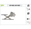VALEO Sol ön cam regülatörü, Elektrikli, elektrik motoru olmadan — Mitsubishi L200 (1)