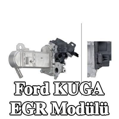 HELLA EGR soğutuculu EGR Modülü, conta/sızdırmazlık elemanları ile, EGR valfli — Ford Kuga
