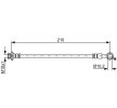 BOSCH Fren hortumu 210mm — Nissan Cube (7)
