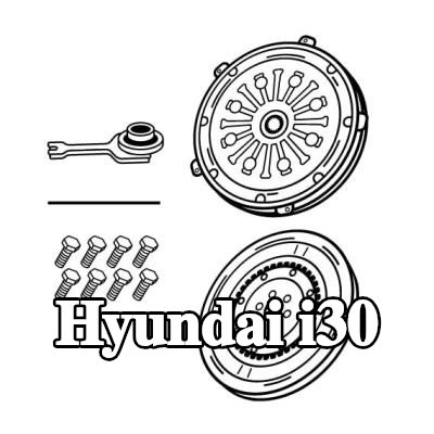 VALEO طقم القابض الكامل — 2012 Hyundai i30