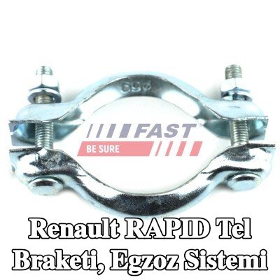 FAST Tel braketi, egzoz sistemi — Renault Rapid