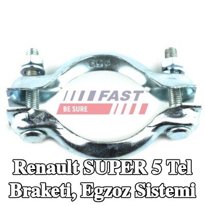 FAST Tel braketi, egzoz sistemi — Renault Super 5