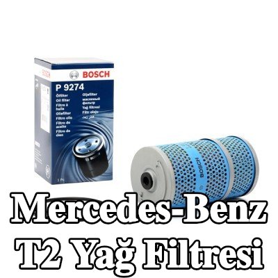BOSCH Conta/sızdırmazlık elemanlı yağ filtresi — Mercedes-Benz T2