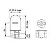 BOSCH Sinyal lambası ampulü WY21W, 12V — Lexus Rx (6)