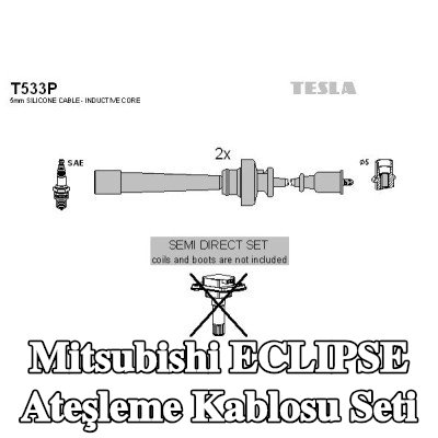 TESLA Ateşleme kablosu seti — Mitsubishi Eclipse