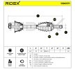 RIDEX Tahrik mili Ön Aks Sol, 627mm — Mitsubishi Space Star (5)