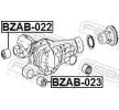 FEBEST Diferansiyel yatağı Ön Aks Sol — Mercedes-Benz G-Class (2)