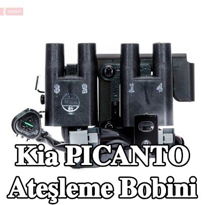 DENSO Ateşleme bobini 3 pimli konektör, klips ile — 2004 Kia Picanto