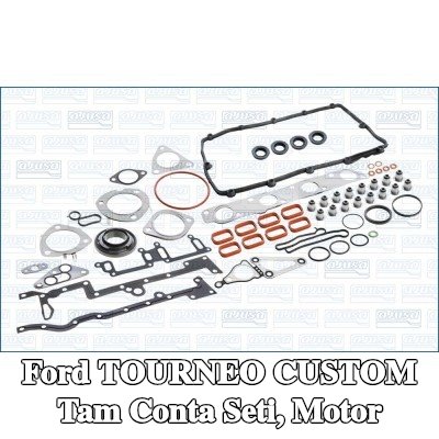 AJUSA Tam Conta Seti, valf gövdesi contalı motor, silindir kafası contası olmadan — 2012 Ford Tourneo Custom