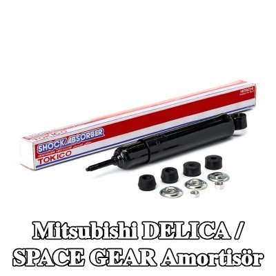 TOKICO Amortisör Arka Aks, Yağ Basıncı, Teleskopik Amortisör — 2000 Mitsubishi Delica / Space Gear