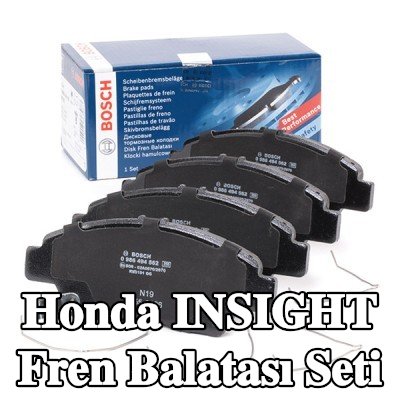 BOSCH Fren balatası seti 15, 9mm, gıcırtı önleyici plaka ile, yaylı — Honda Insight