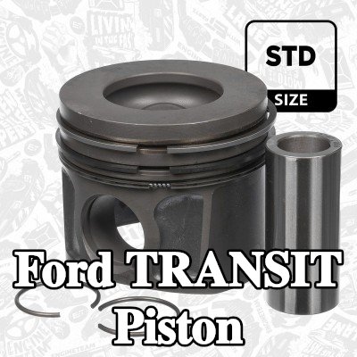 ET ENGINETEAM Piston segmanlı piston, soğutma kanallı, piston segman taşıyıcısı ile — 2015 Ford Transit
