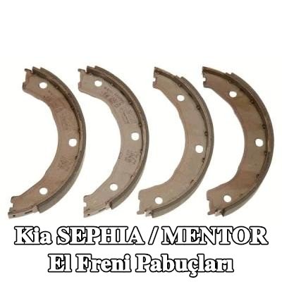 TRW El freni pabuçları — Kia Sephia / Mentor