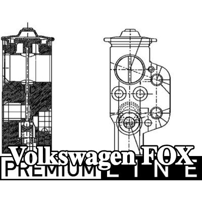MAHLE صمام تمدد تكييف الهواء — 2011 Volkswagen Fox