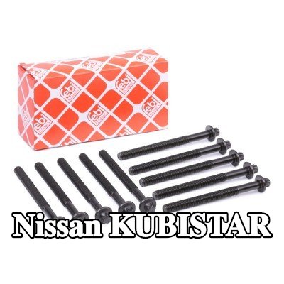 FEBI BILSTEIN مجموعة براغي، رأس الأسطوانة — Nissan Kubistar