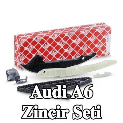FEBI BILSTEIN Zincir gergisi içeren zamanlama zinciri kiti, kızak raylı — Audi A6