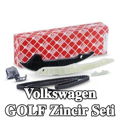 FEBI BILSTEIN Zincir gergisi içeren zamanlama zinciri kiti, kızak raylı — 2017 Volkswagen Golf