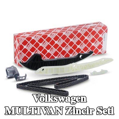 FEBI BILSTEIN Zincir gergisi içeren zamanlama zinciri kiti, kızak raylı — 2012 Volkswagen Multivan