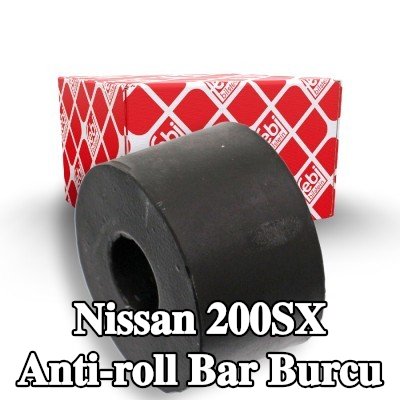 FEBI BILSTEIN Anti-roll bar burcu 9mm, Kauçuk — Nissan 200sx