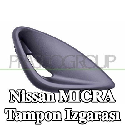 PRASCO Tampon ızgarası Sağ Ön — Nissan Micra