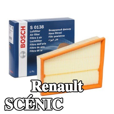 BOSCH مرشح الهواء — 2012 Renault Scénic