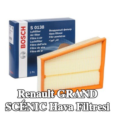 BOSCH Hava filtresi — 2012 Renault Grand Scénic