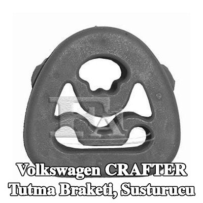 VEGAZ Tutma braketi, susturucu — Volkswagen Crafter