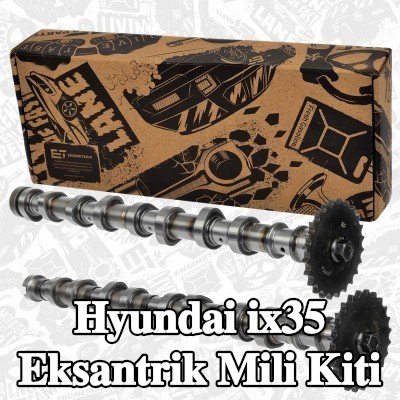 ET ENGINETEAM Egzoz tarafı eksantrik mili kiti, Emme Tarafı — Hyundai ix35
