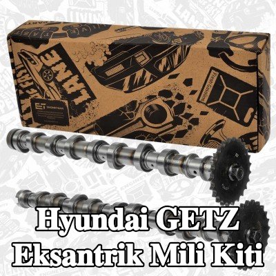 ET ENGINETEAM Egzoz tarafı eksantrik mili kiti, Emme Tarafı — Hyundai Getz
