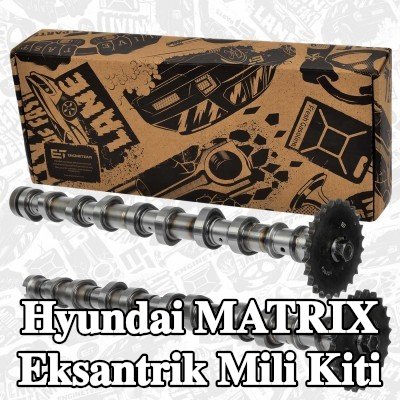 ET ENGINETEAM Egzoz tarafı eksantrik mili kiti, Emme Tarafı — Hyundai Matrix