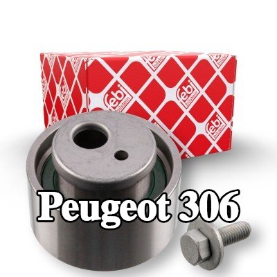 FEBI BILSTEIN بكرة شد حزام التوقيت مع برغي — Peugeot 306
