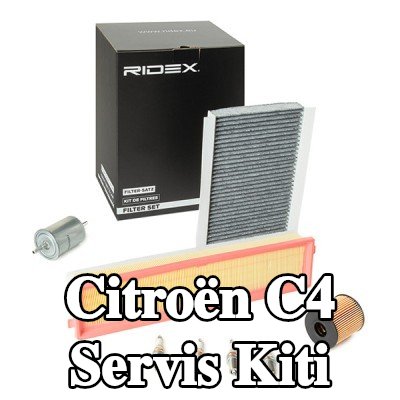 RIDEX Servis kiti — 2012 Citroën C4