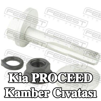 FEBEST Kamber cıvatası — 2011 Kia Proceed