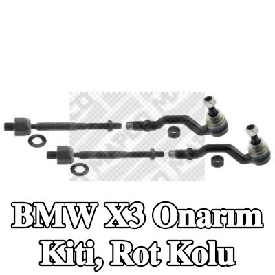 MAPCO Onarım Kiti, bağlantı çubuğu Ön Aks Sol, Ön Aks Sağ, aks mafsalı ile birlikte — BMW X3