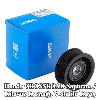 SKF Saptırma / kılavuz kasnağı, V-ribbed belt Ø: 76, 1mm — Honda Crossroad