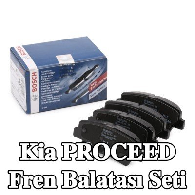 BOSCH Fren balatası seti 15, 75mm, gıcırtı önleyici plaka ile — Kia Proceed