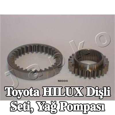 JAPKO Dişli Seti, yağ pompası — Toyota Hilux