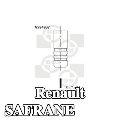 BGA صمام السحب — Renault Safrane