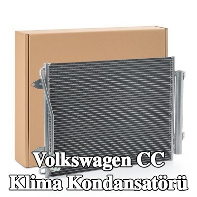 BOSCH Kurutuculu klima kondansatörü, montaj kılavuzu ile, conta halkası ile, azot dolgulu — Volkswagen Cc